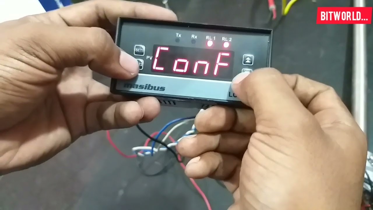 masibus on/off controller working and parameter settings...#masibus #indicators