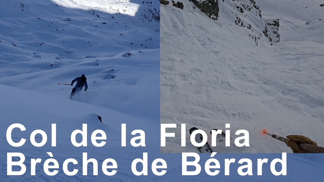 Col de la Floria Brèche de Bérard ski de randonnée montagne Aiguilles Rouges Chamonix-Mont-Blanc