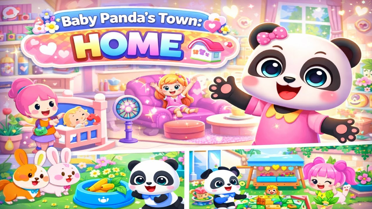 Baby Panda’s Town: Home | Fun Family Life & Learning Gameplay (Android/iOS)