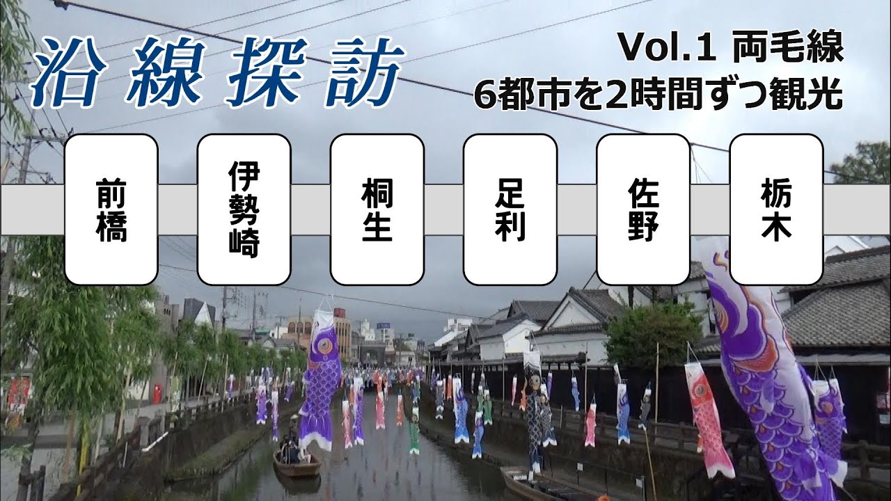【両毛線】6ヶ所×2時間の旅、足の痛さと雨にやられて趣旨が徐々に変化する【沿線探プロジェクト Vol.1】