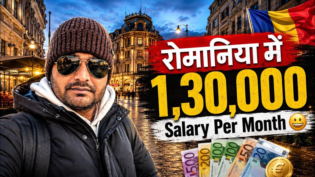 रोमानिया में 1,30,000 Salary Per Month 😀