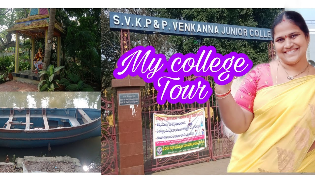 //Penugonda Famous  S.V.K.P college //@Smart Mummy college tour🏰