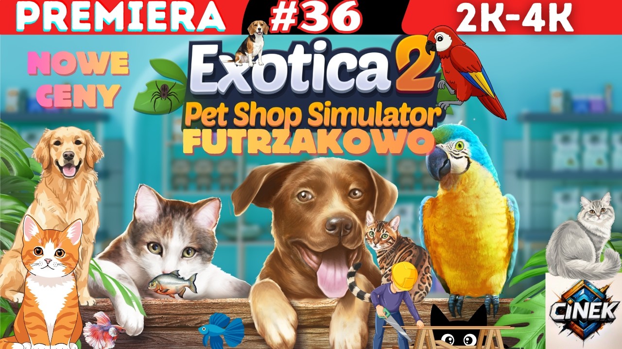 NOWE CENY🆕🎨EXOTICA 2 PET SHOP SIMULATOR#36 #gaming#gameplay#simulator#symulator