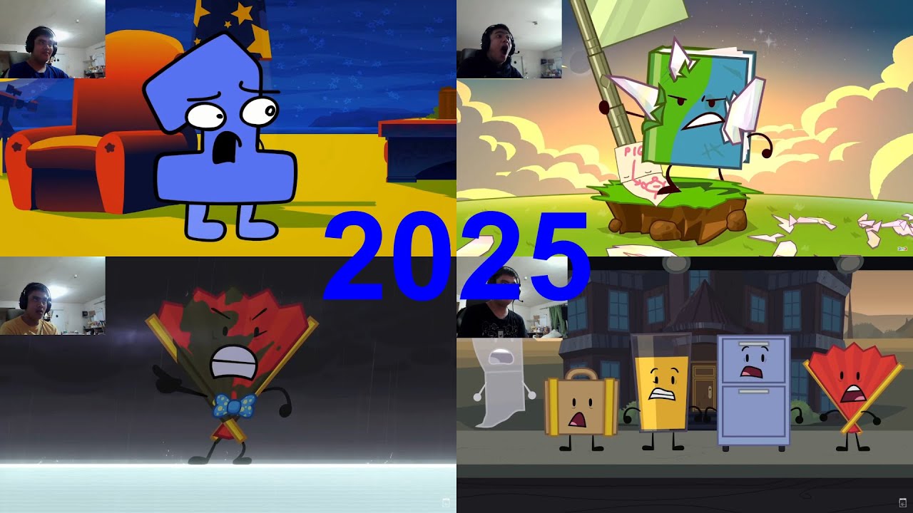 Best Moments in 2025 While Reacting to BFDI and II