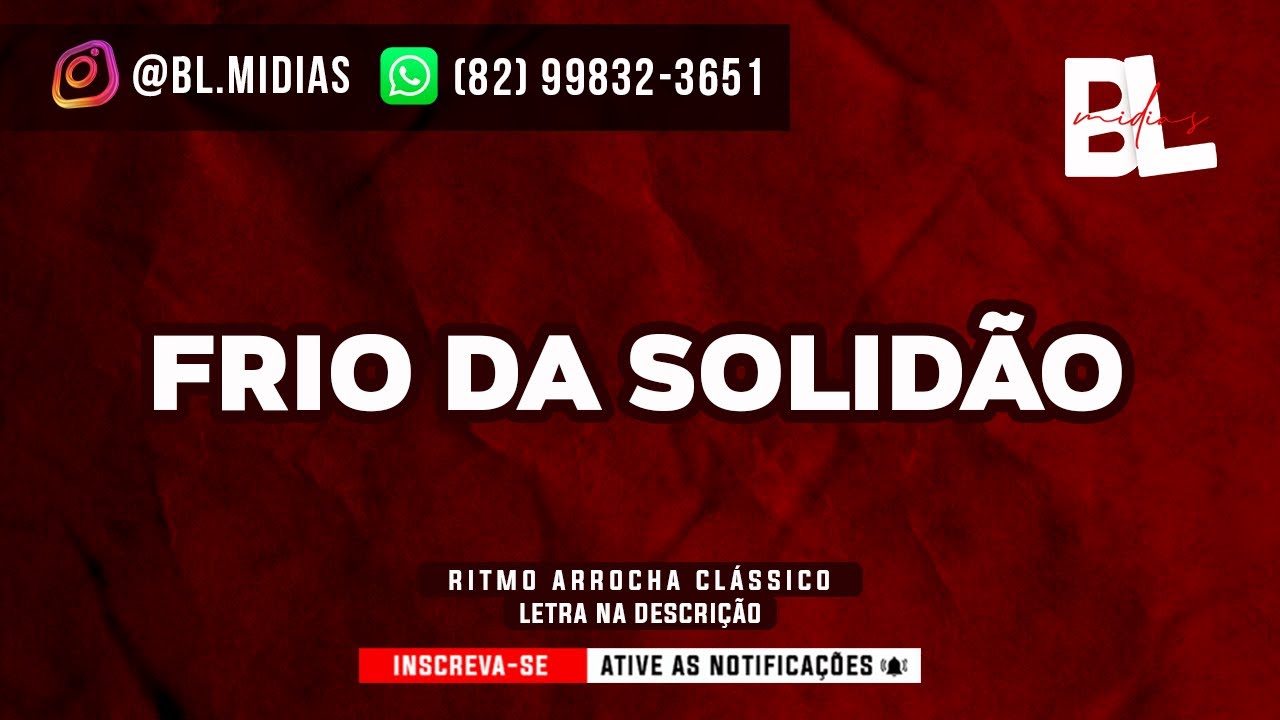 Karaokê Frio da Solidão - Pablo & Grupo Arrocha (Playback Ritmo Arrocha Clássico)