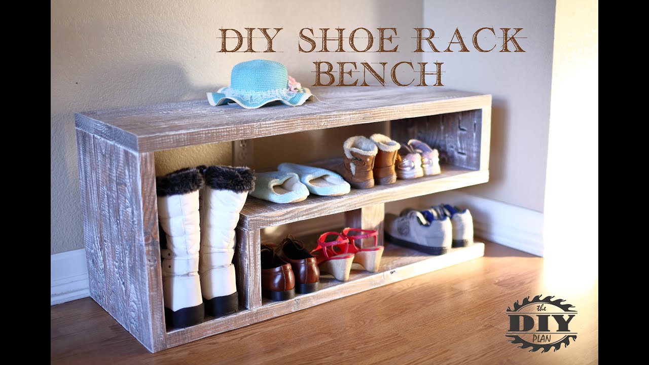 How to build a DIY Entryway Shoe Rack Bench