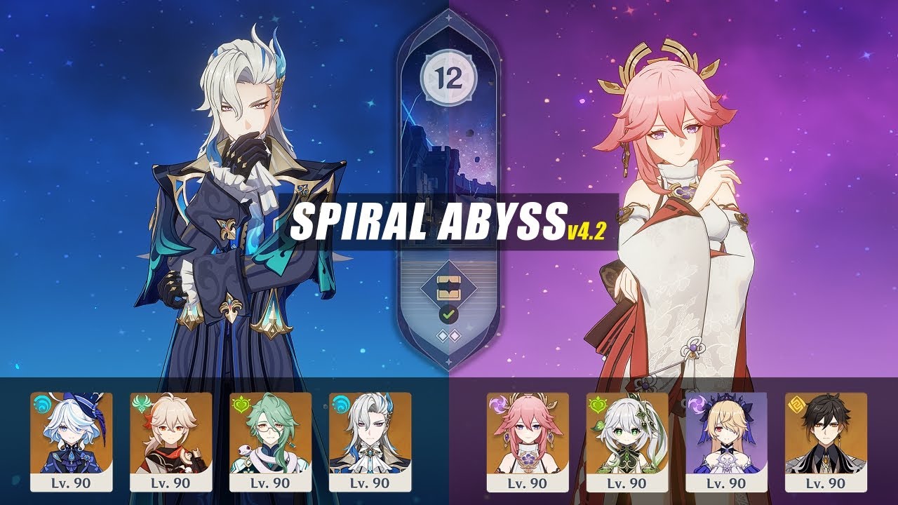 C1 R1 Neuvillette & C0 R1 Yae Miko | [NEW] Spiral Abyss Floor 12 | Genshin Impact v4.2