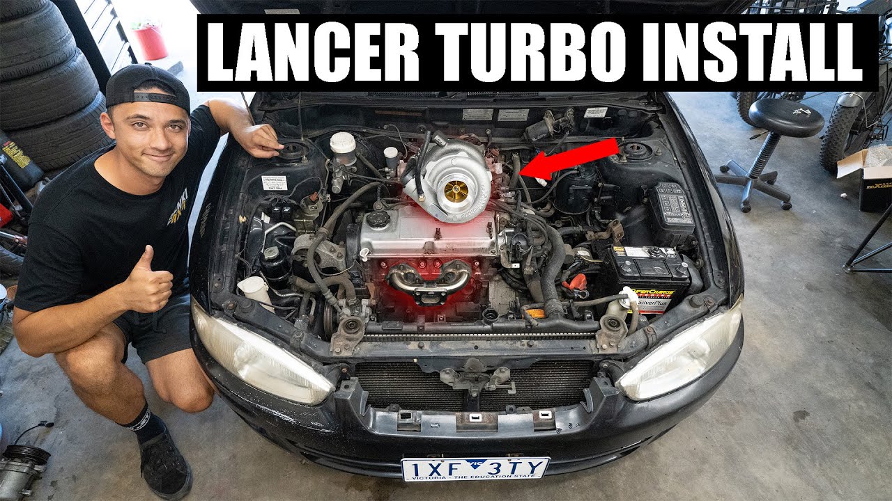 Установка турбонаддува на Mitsubishi Lancer 4G15 Часть 2