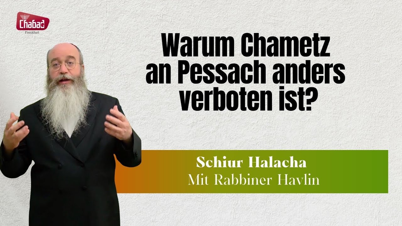 Pessach - Halacha Nr. 1