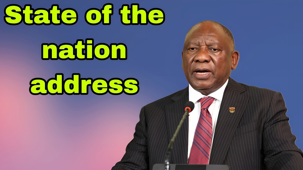 State of the Nation address by President Cyril Ramaphosa.