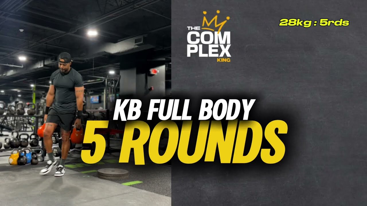 Kettlebell Full Body Workout 5 Rounds #kettlebell #kettlebellworkout #kettlebellcomplex 