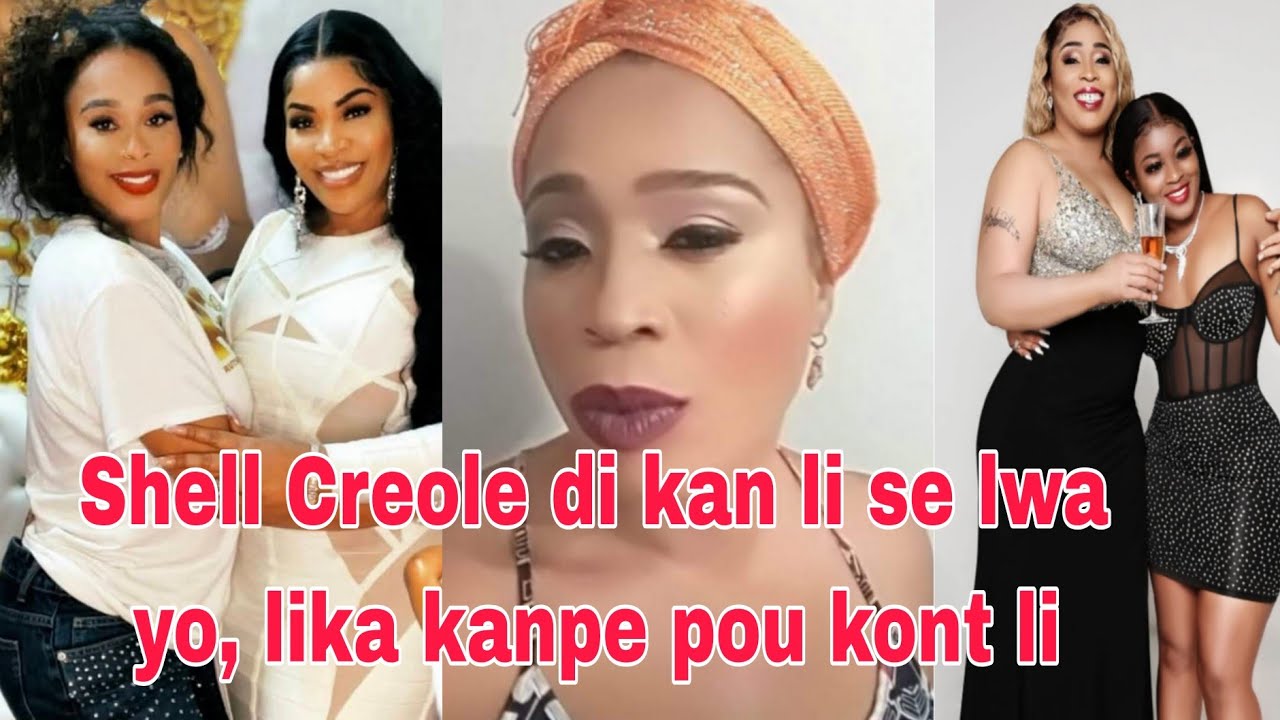 Shell Creole tròp😀Lidi li se queen pou tèt pali lipa ka nan kan Blondedy poul ale pote valiz