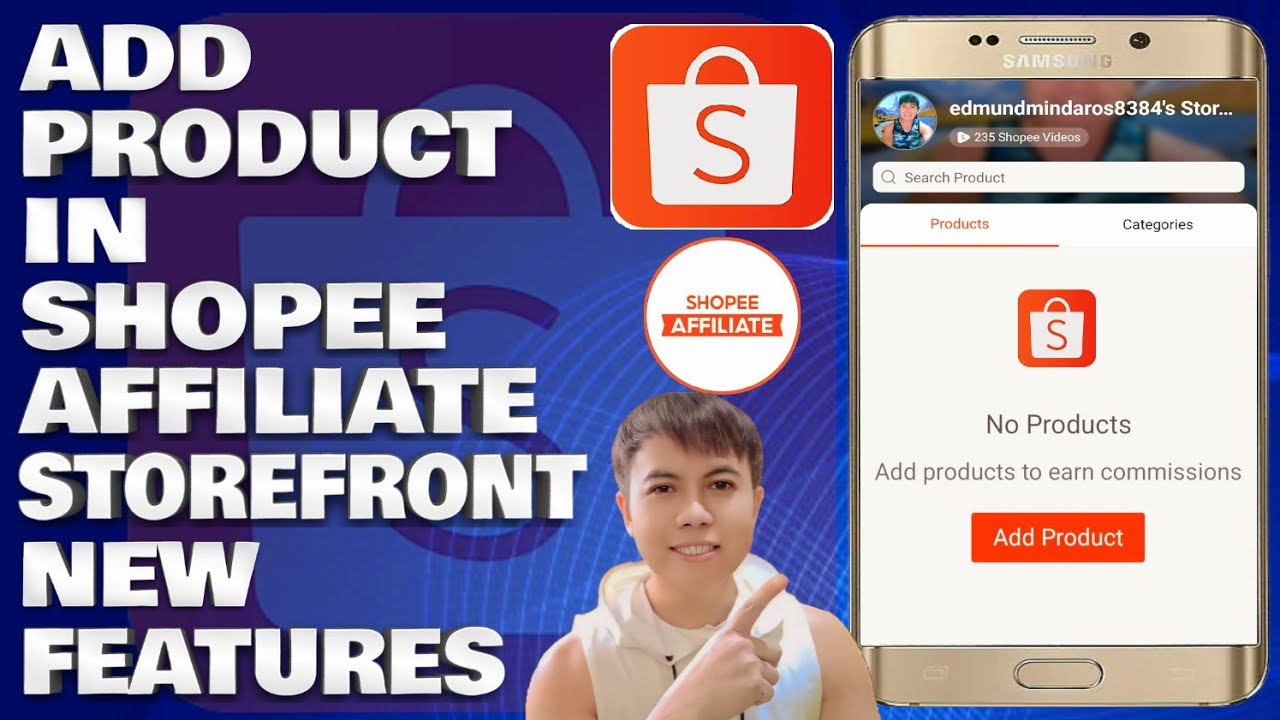 How To Add Product in Shopee Affiliate Storefront on Shopee App | New Shopee Affiliate Features