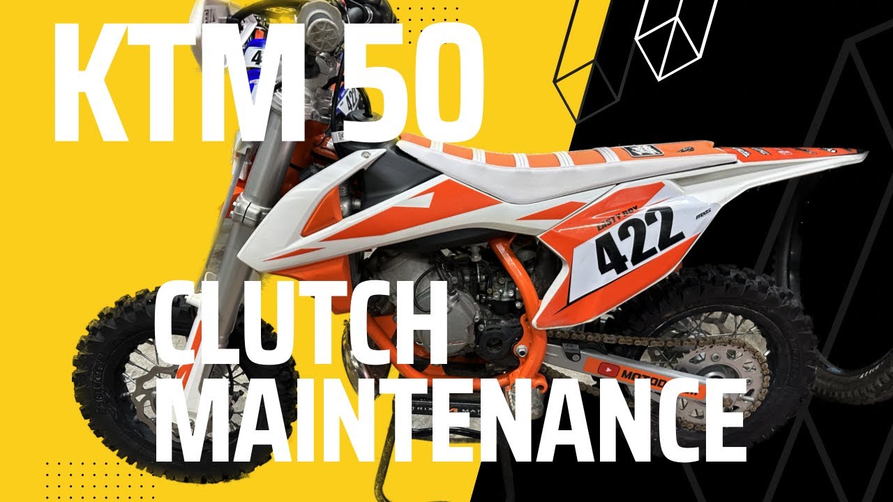 Техническое обслуживание сцепления KTM 50. Удвойте срок службы сцепления!