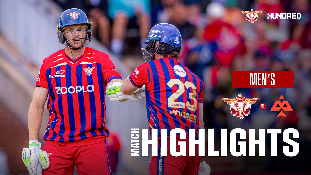 Manchester Super Giants (M) secure a big victory in their first home game of The Hundred 2026