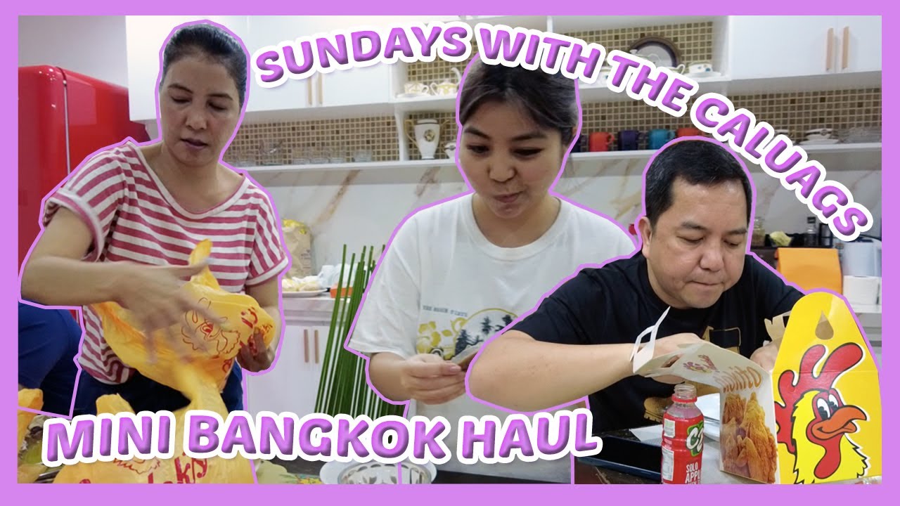 SUNDAYS WITH THE CALUAG FAMILY + BANGKOK  HAUL | Nicole Caluag