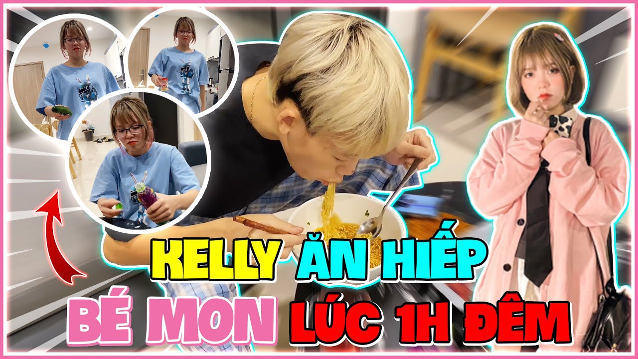 BÉ MON BỊ KELLY QUA NHÀ LÚC 1H ĐÊM SAI VẶT PHÁT KHÓC😔😭