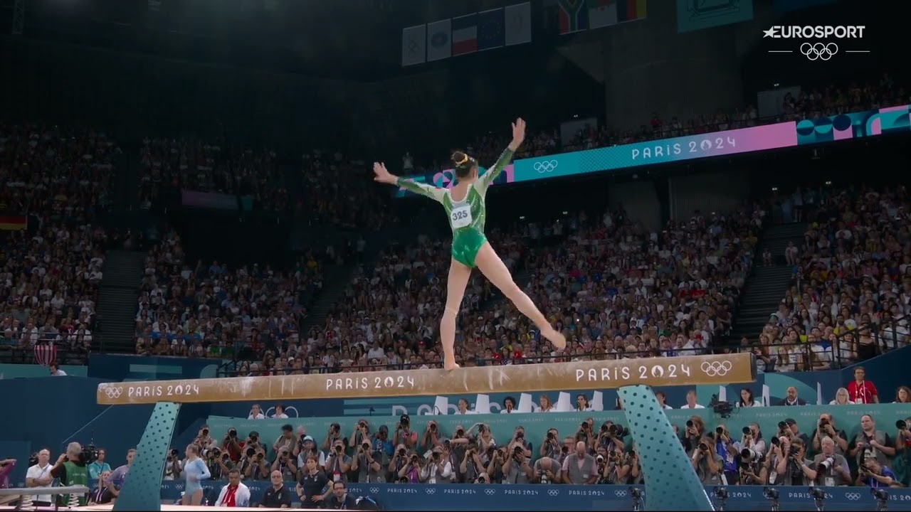Zhou Yaqin Beam Final 2024 Olympics