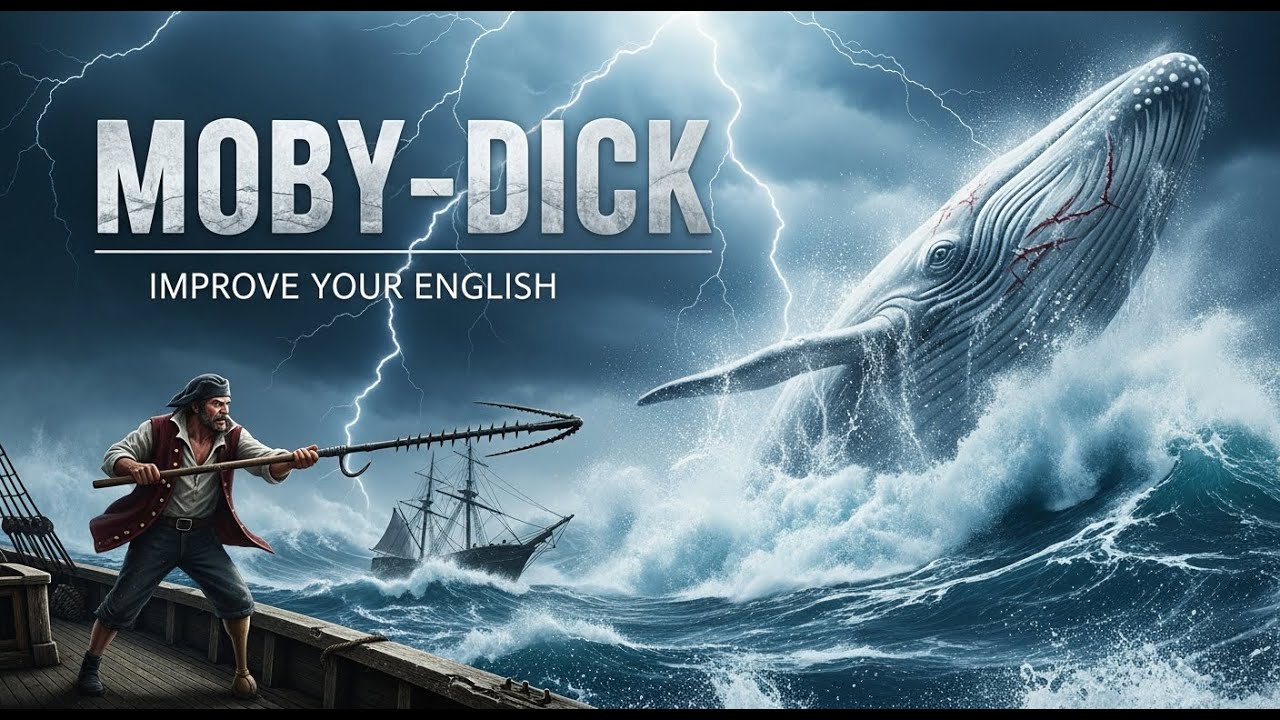 Moby Dick by Herman Melville | Easy English Story Summary | Learn English Through Story