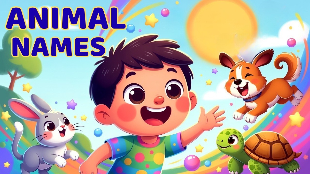 Animal Names for Kids 🐵🐘 | Fun Preschool Learning