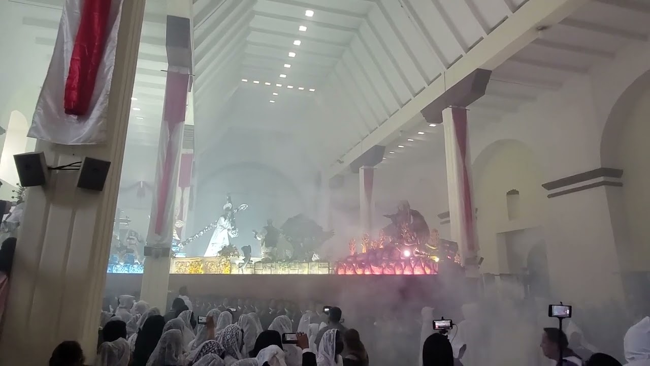 Domingo de Ramos -Jesús Nazareno Antiguo, Coban A-V 2023. Marcha: Cruzados de Cristo