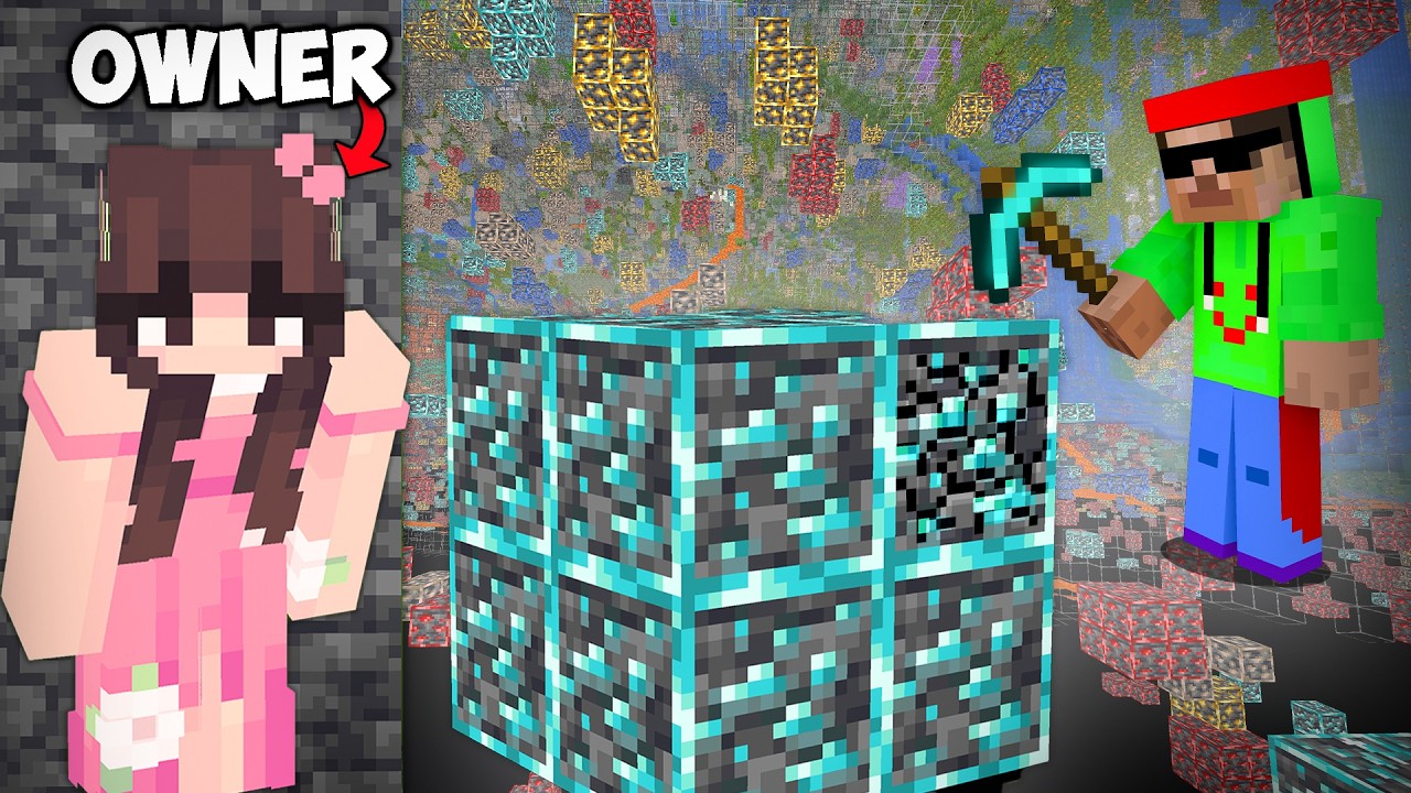 Secretly X-RAYING In GIRLS ONLY Minecraft SMP