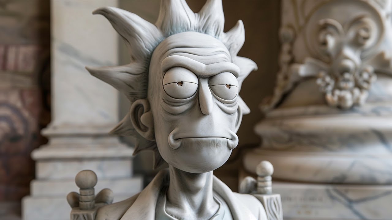 Pop Culture Antique Sculptures