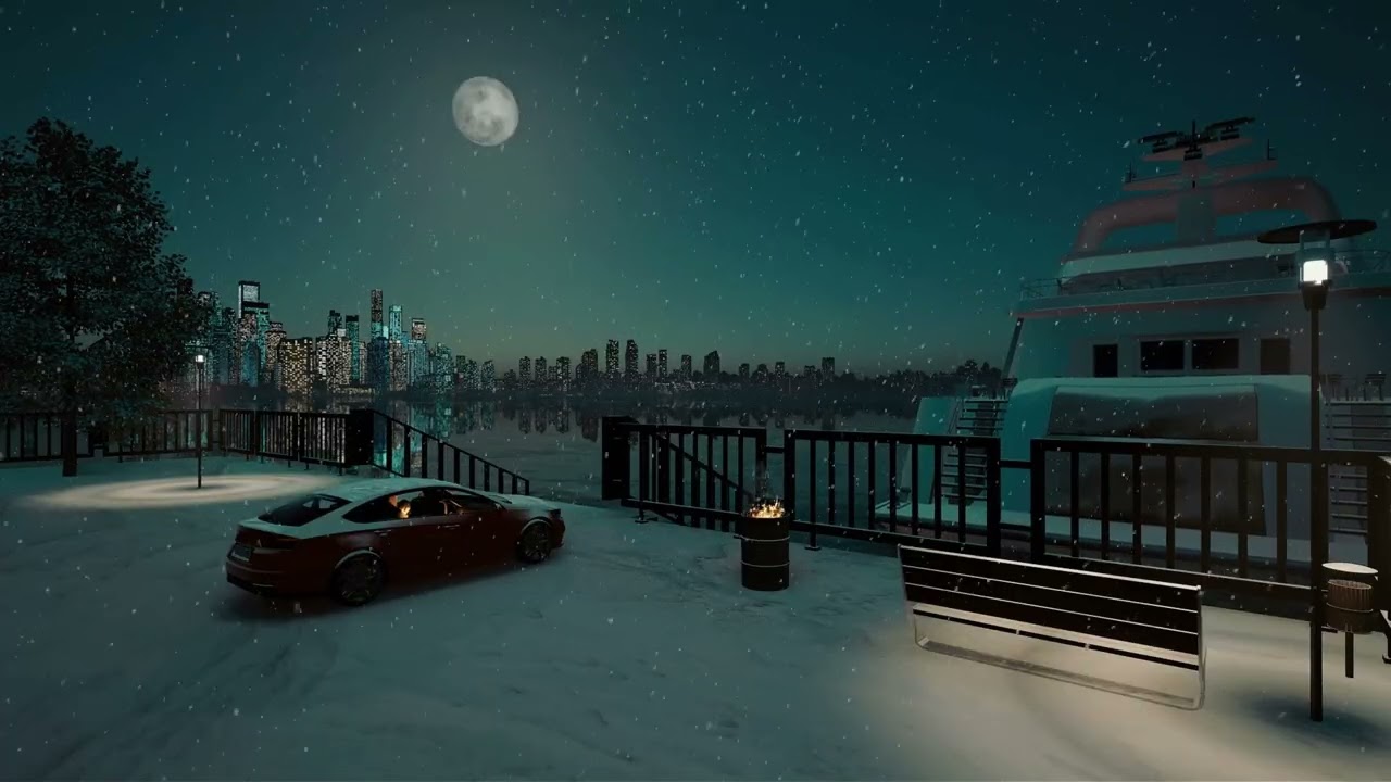 I Just Needed to Drive Away Tonight 🚗❄️ | Night Drive Lofi to Calm Your Mind