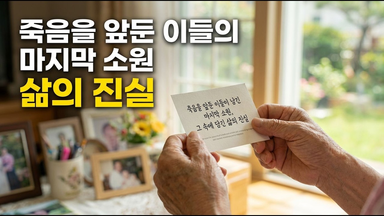 마을을 위해 남긴 한 노인의 숭고한 선택