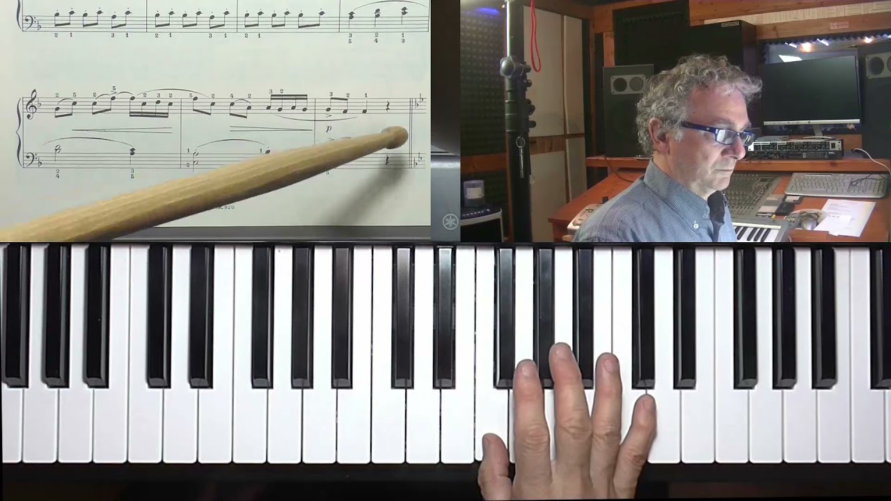 Lezioni di pianoforte - Cesi Marciano esercizio 26 - Versione free Youtube
