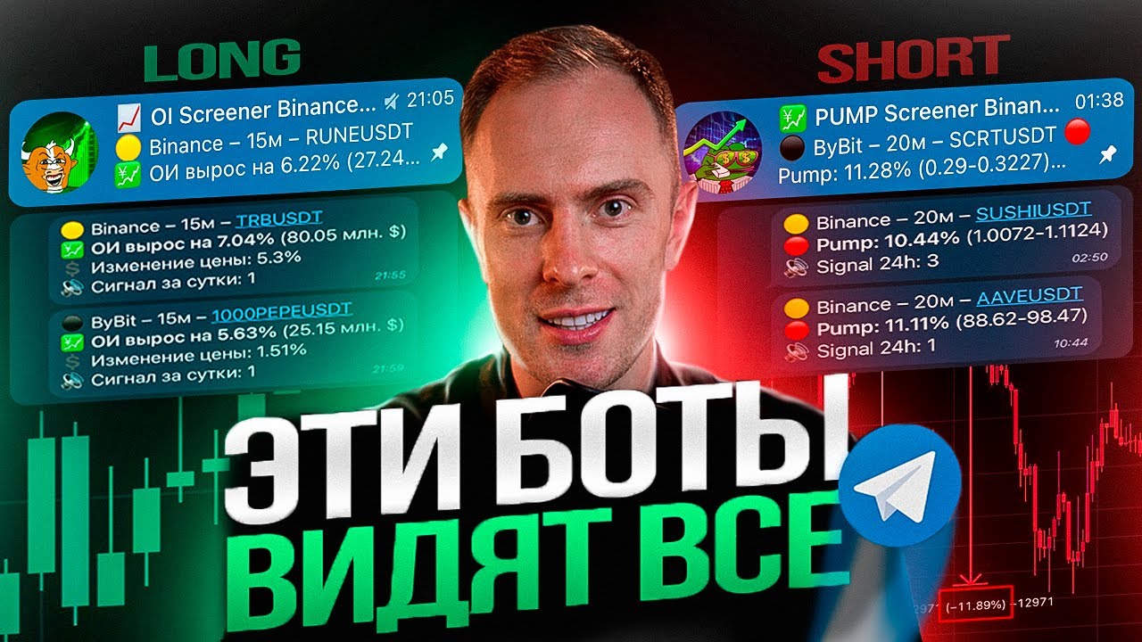 🟢 Лучшие БОТЫ для торговли в Лонг и Шорт. Лови ПАМПЫ раньше всех!