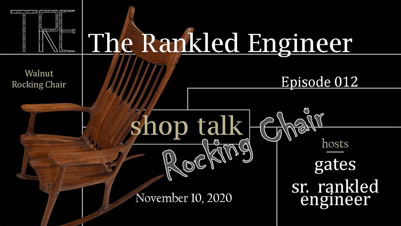 TRE-013 | My Dad's Walnut Rocking Chair (Inspired by Sam Maloof)