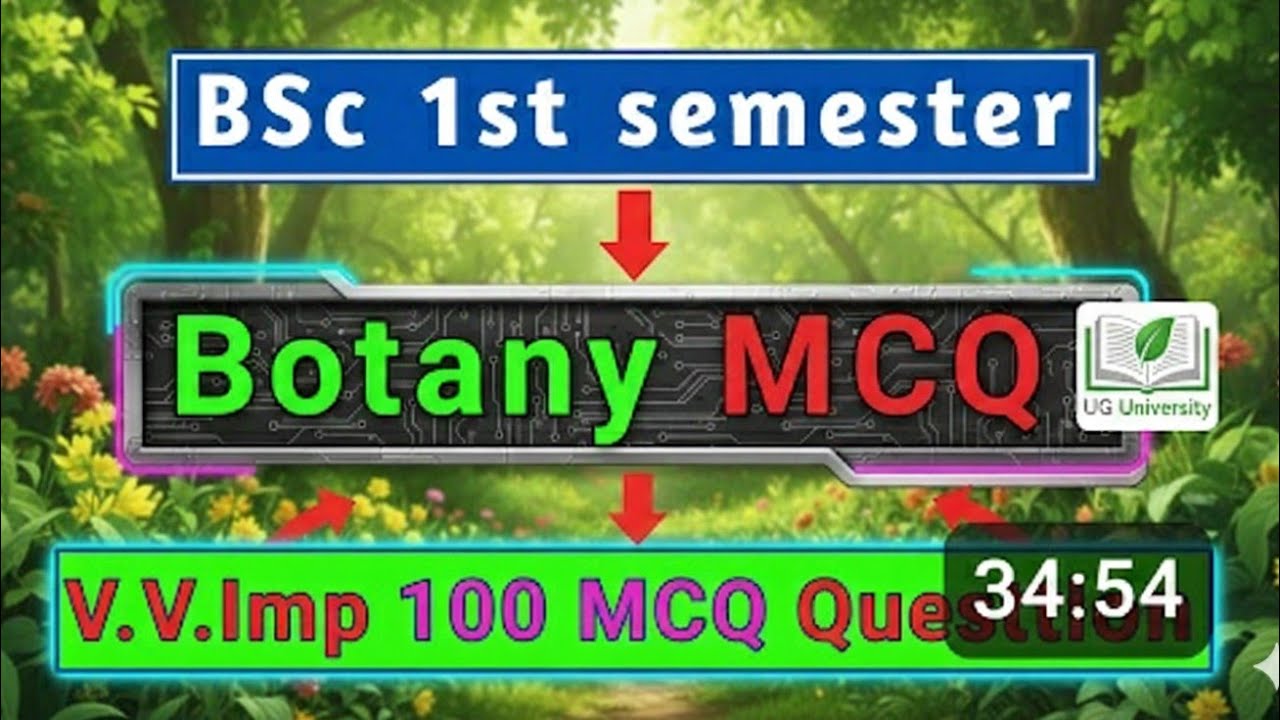  Botany MCQ 2026–27 | Objective Question Paper | All PYQ