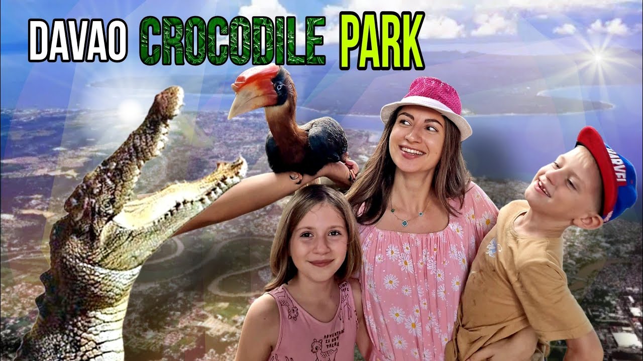 Davao's Crocodile Park , kids are happy 🇵🇭