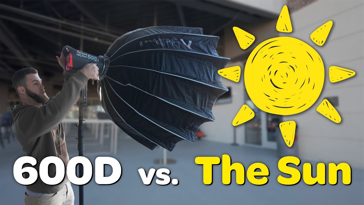 Is The Aputure 600D Enough to Fight the Sun?