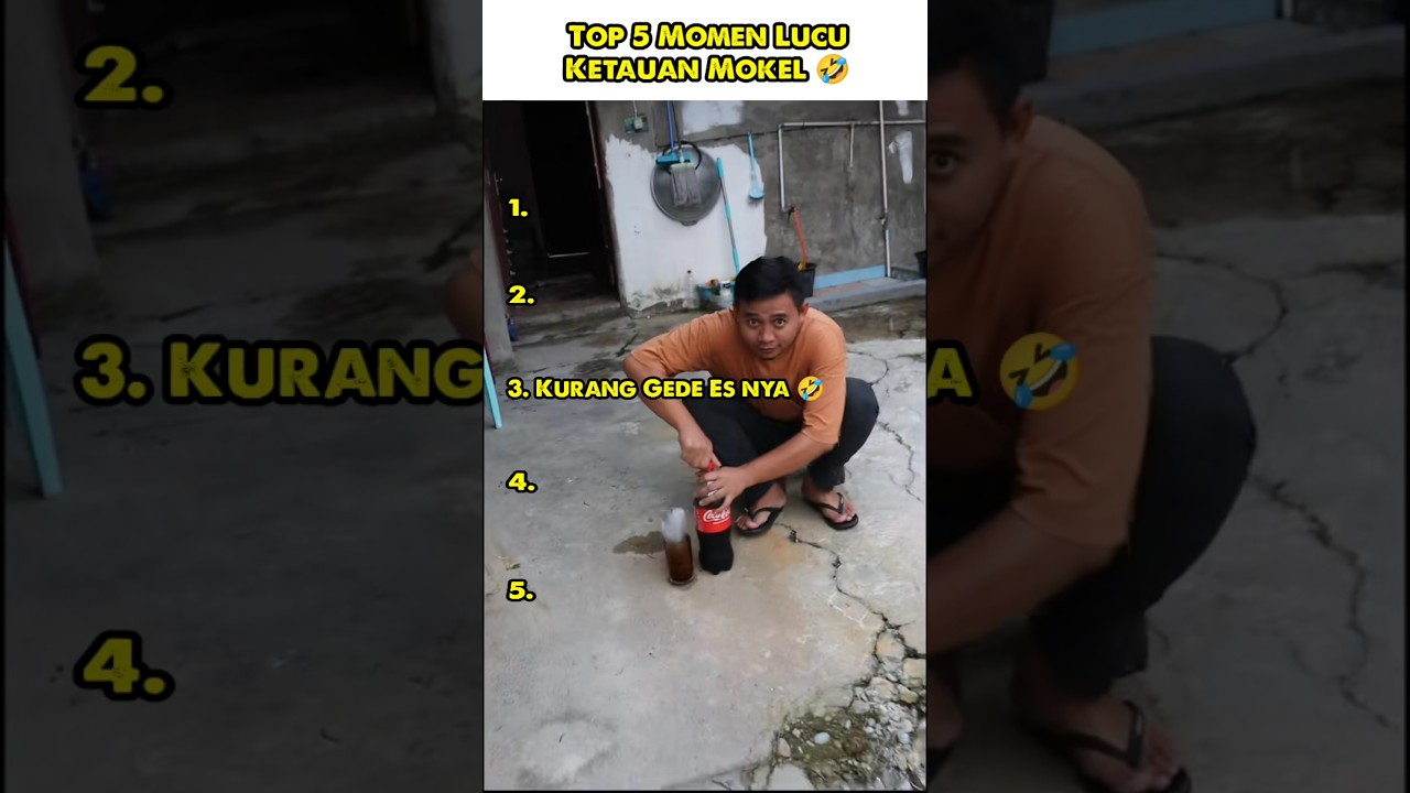 TOP 5 VIDEO LUCU KETAHUAN MOKEL 🤣