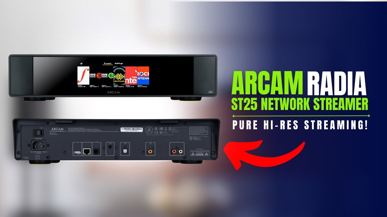 Сетевой стример Arcam Radia ST25 — совершенство звука высокого разрешения для вашей Hi-Fi-системы!