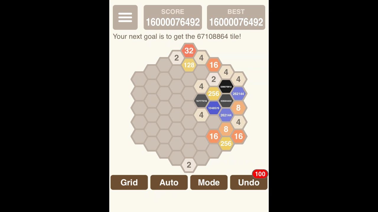 Hexic2048 - 16 Billion Score