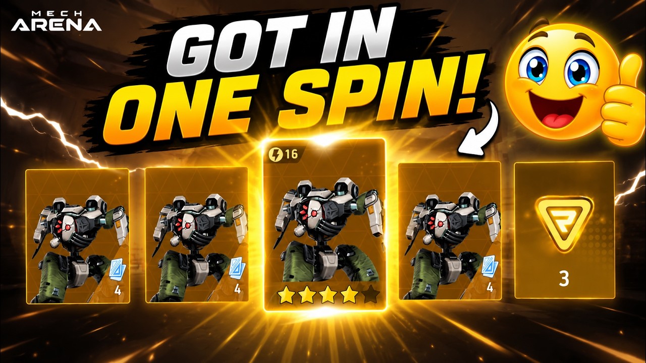 😱 GOT ECLIPSE IN JUST ONE SPIN! 🤯 | Mech Arena