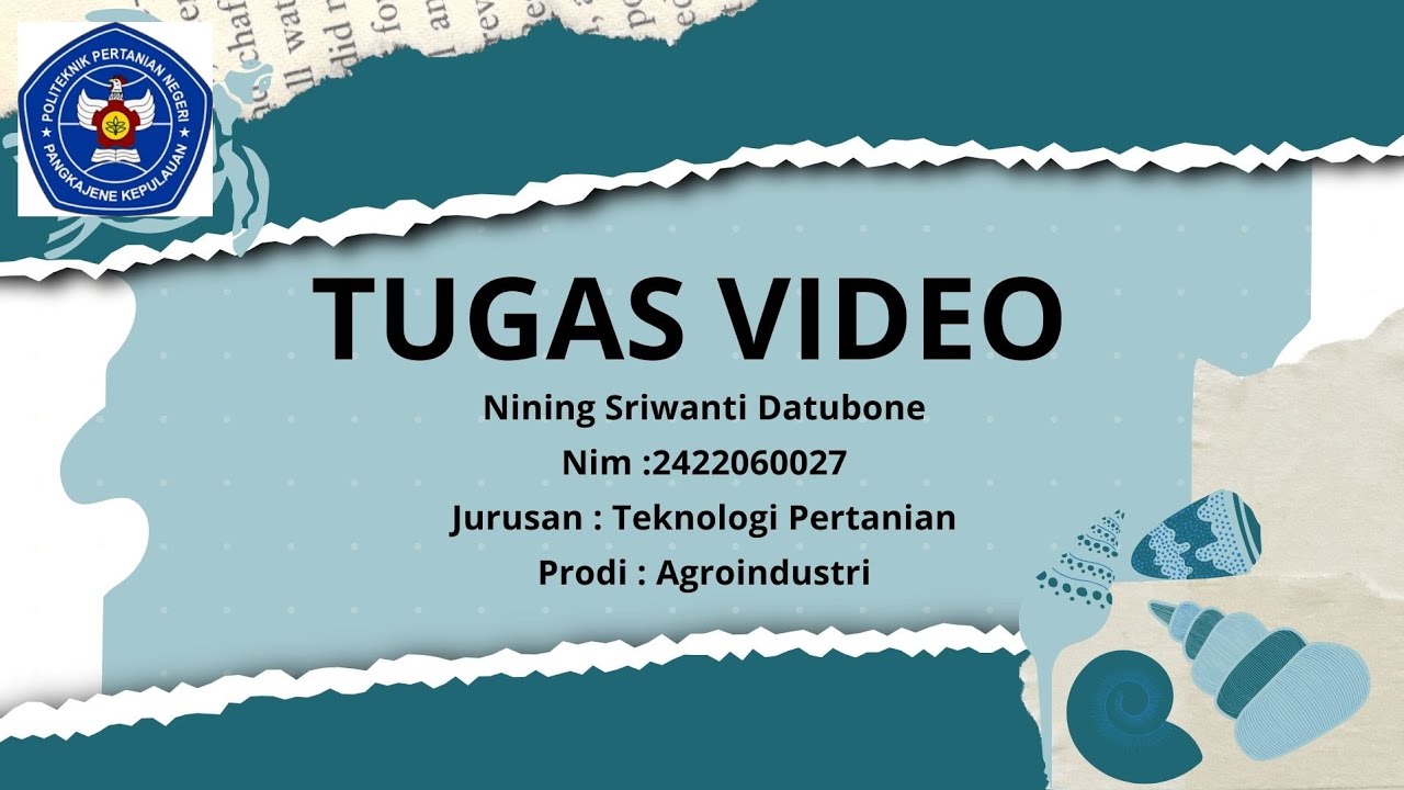 TEKNOLOGI PENGOLAHAN HEWANI Penanganan dan Pengolahan Hasil Perikanan (Molusca dan Crustacea)