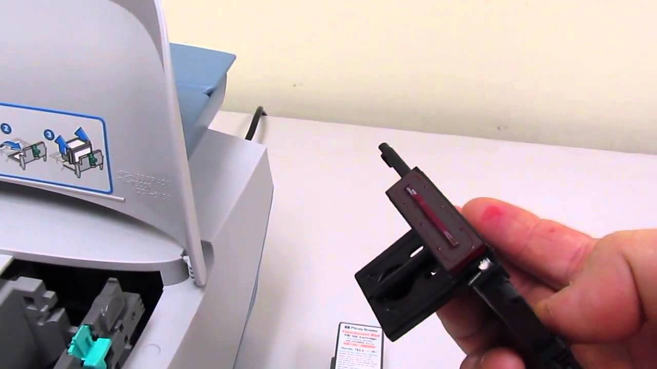 How to Replace Ink Cartridge & Print Head for the Pitney Bowes DM100 Postage Meter