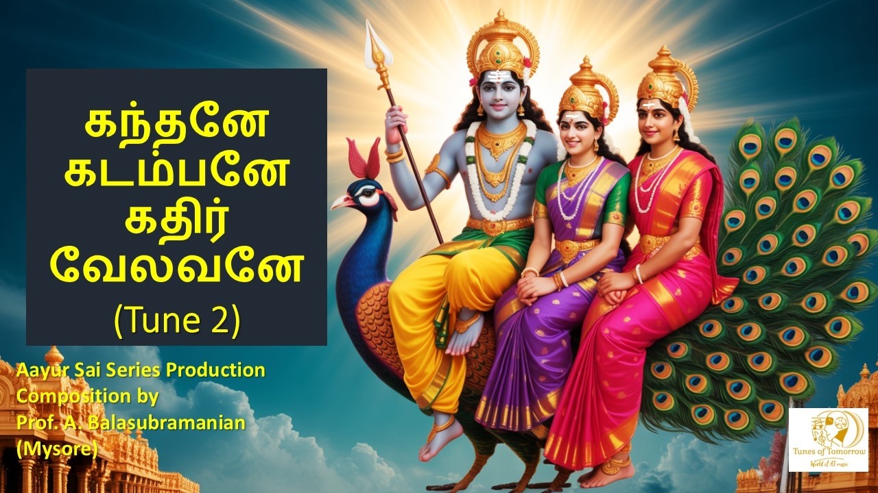 கந்தனே கடம்பனே கதிர் வேலவனே (Tune 2)