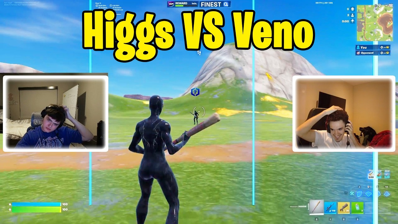 Higgs VS Veno 1v1 Realistic PvP!