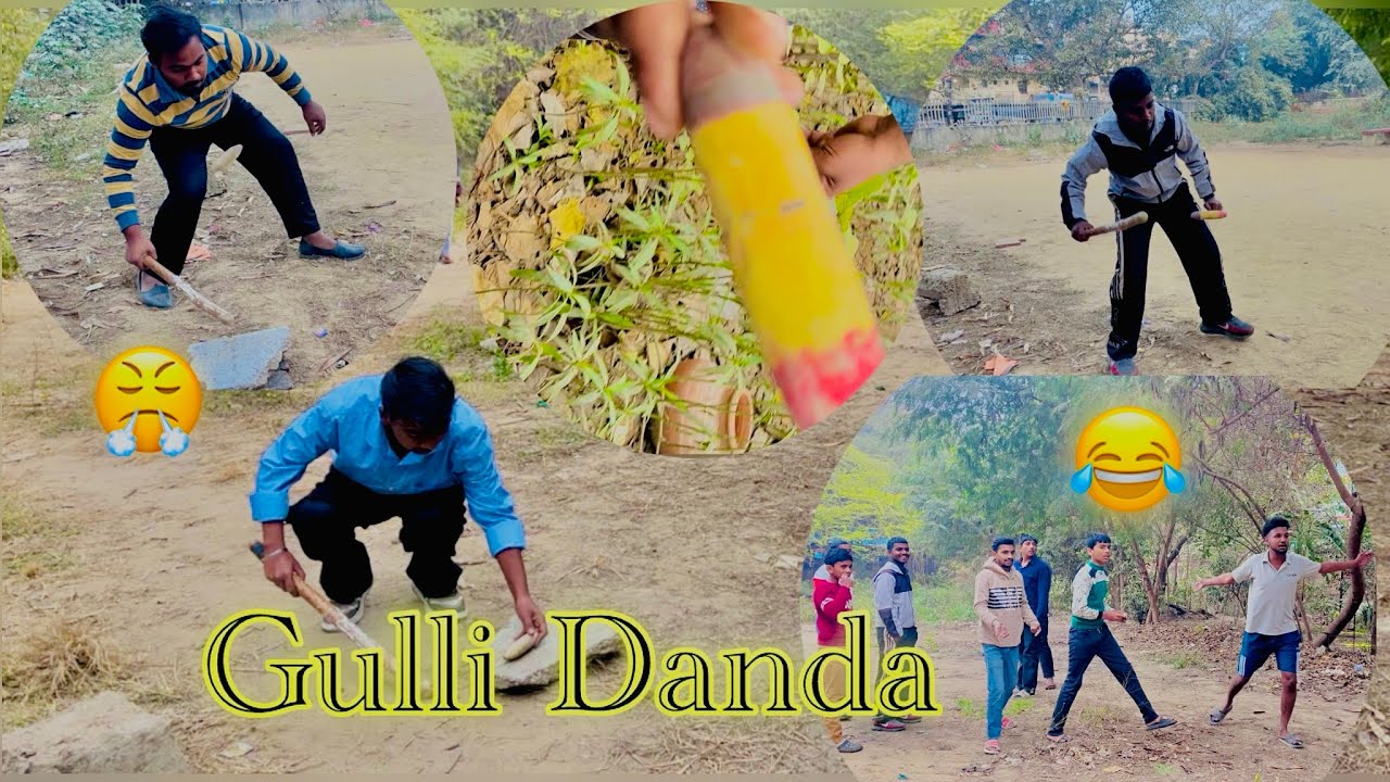 Gulli Danda match aaj to maja a Gaya😱😩 @Premvlogs0098 #viralvideo #funny #youtube #youtube #comedy 