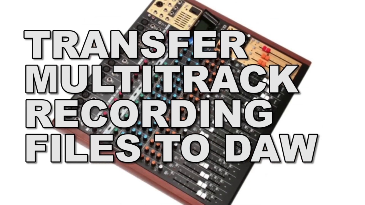 Tascam Model 24 ||| Multi-tracked Audio to DAW