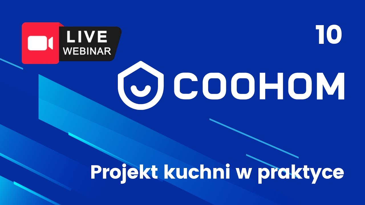 Projektowanie kuchni w Coohom od podstaw | Webinar #10