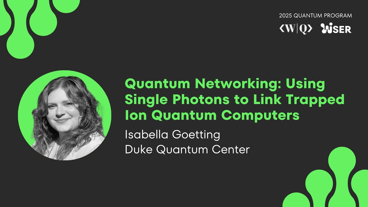 Duke Quantum Center Lab Tour with Isabella Goetting ❯ 2025 QUANTUM PROGRAM