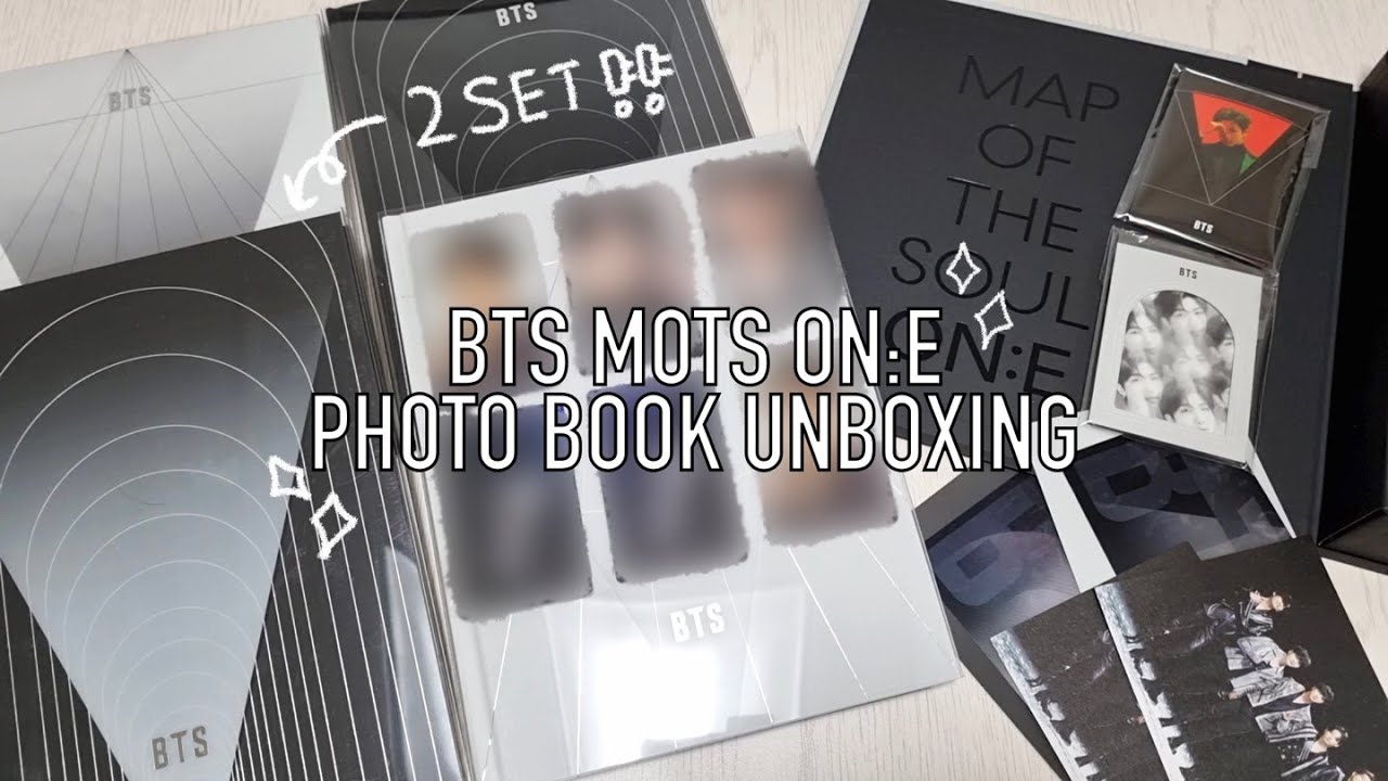 🖤 방탄소년단 맵솔온 포토북 2세트 언박싱 🖤 BTS MAP OF THE SOUL ON:E PHOTOBOOK UNBOXING | 방탄 포토북 컨셉북