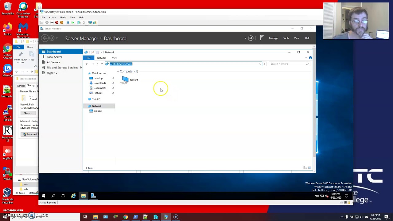 Demo: Creating a File Share from the Host for Hyper-V