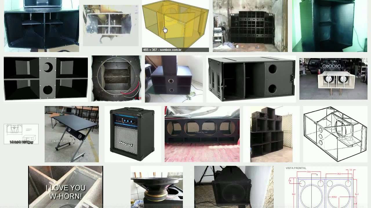 Comparação caixas: Dutada, Wbox, Whorn, Euclides, Manifold e T18